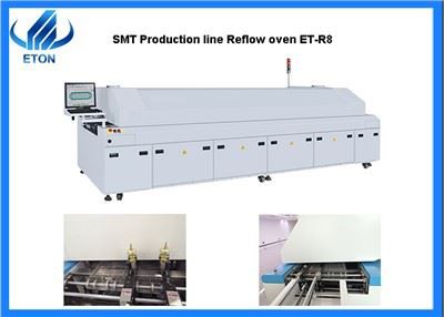 450 mm möskvabelti 8 Zones Reflow Ofn í SMT línu